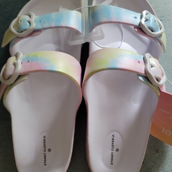Stoney Clover Ln x Target Tie Dye Sandals SOLD OUT ONLINE - item in hand - Picture 2 of 3